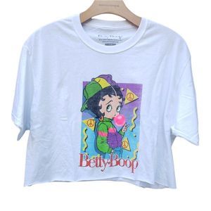 Betty Boop Bubblegum Crop Top